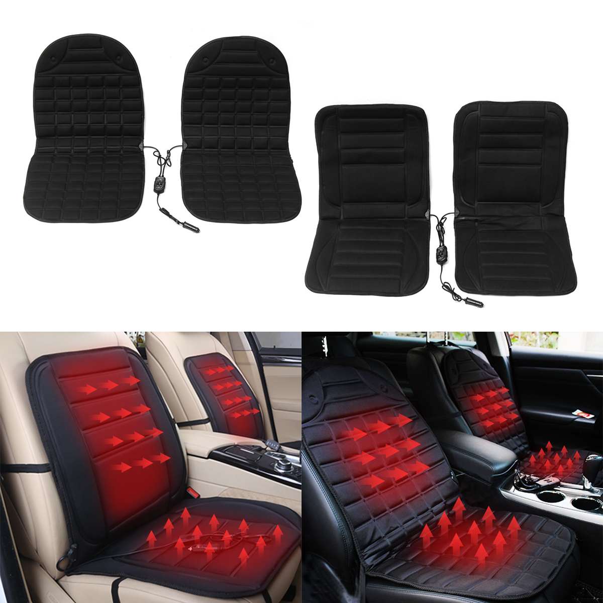 Winter Car Seat Cover Warm Thickening Auto Seat Cushion Protector  Accessories