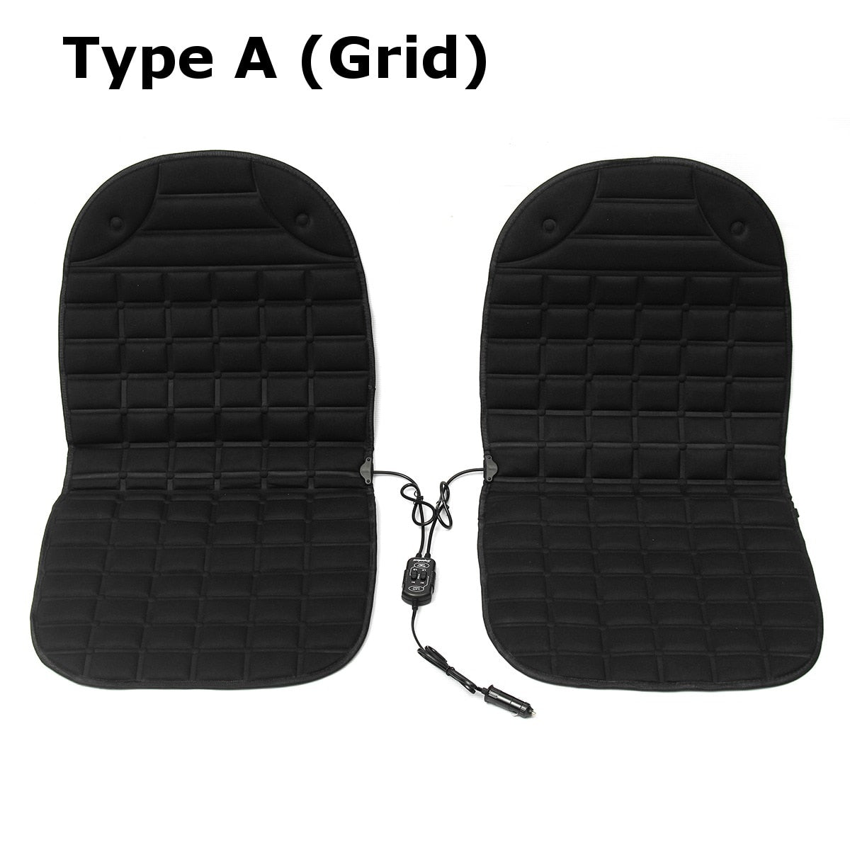 iMounTEK 12V Heated Car Seat Cushion Cover w/ Adjustable