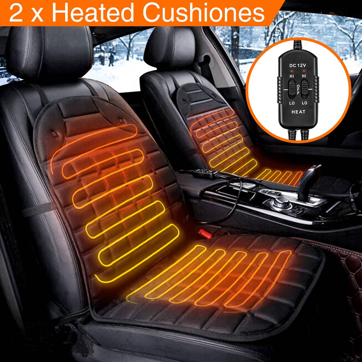 Thicken Plush Car Seat Cover Winter Warm Auto Front Seats Cushion